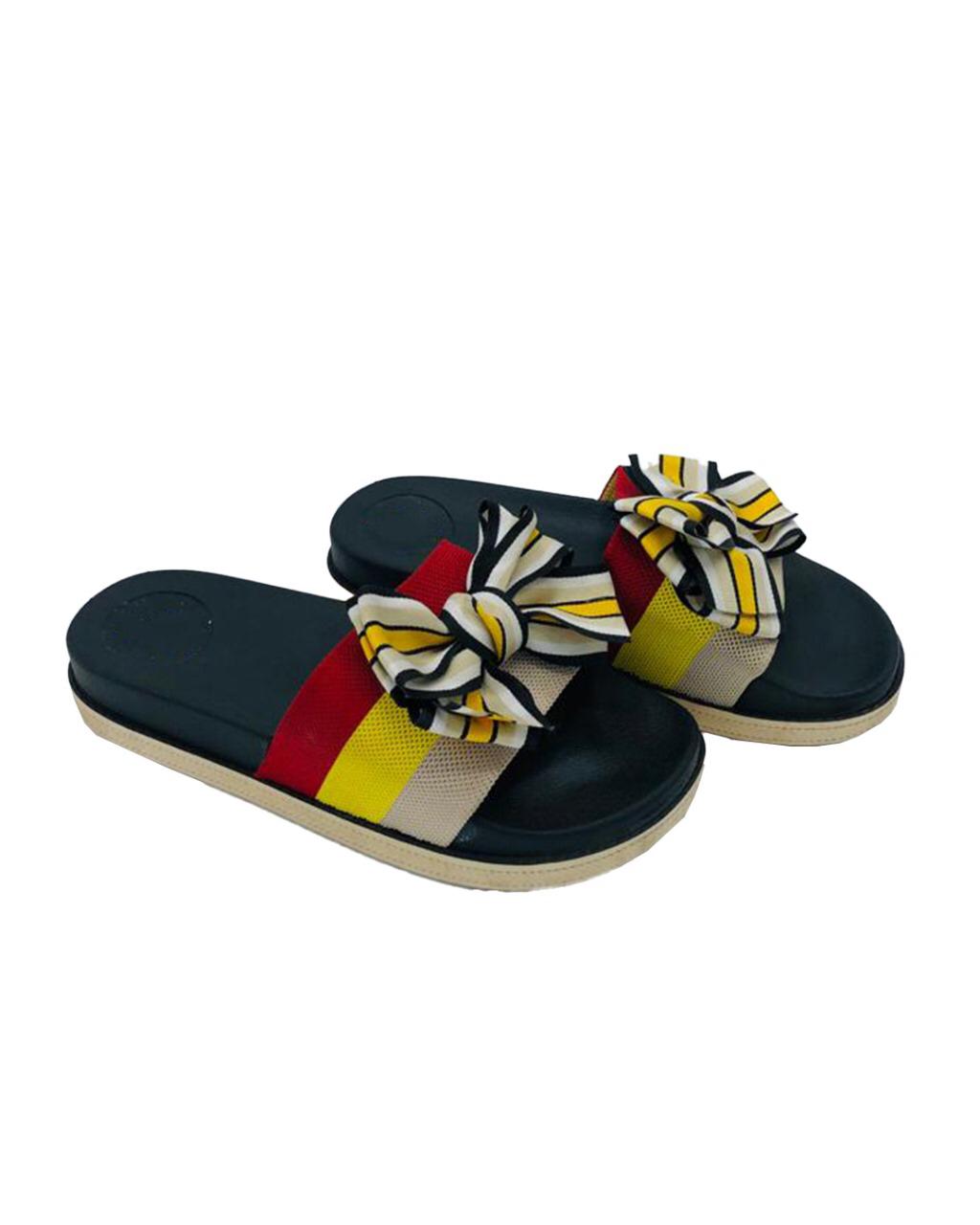 90 - FLIP FLOP - SX - 1828 - YELLOW / RED